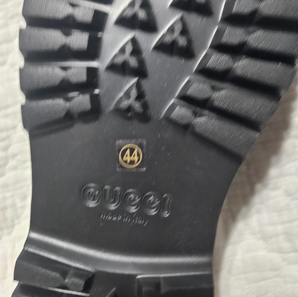 Gucci GG Black Rubber Mens Slip On Sandals/Crocs/Slide US 10.5/11 EU 44 UK 10 - Picture 8 of 15